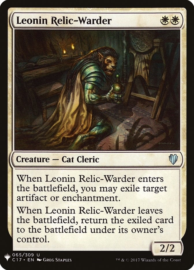 Leonin Relic Warder C17 (65) [LIST]