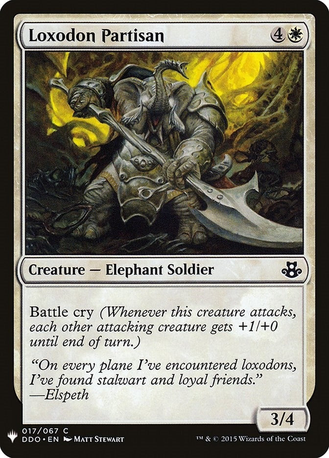 Loxodon Partisan (17) [LIST]