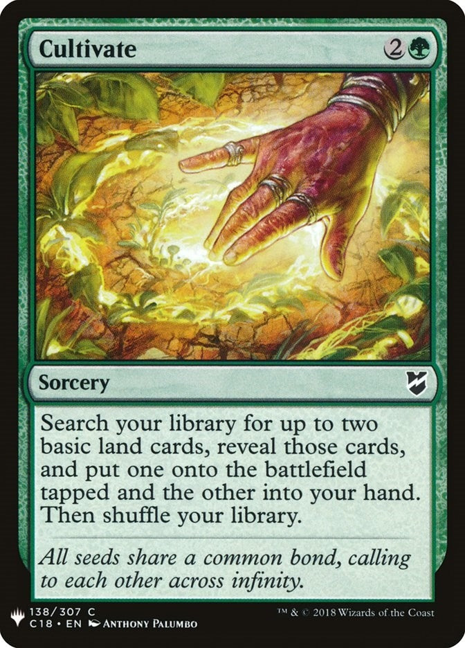 Cultivate C18 (138) [LIST]