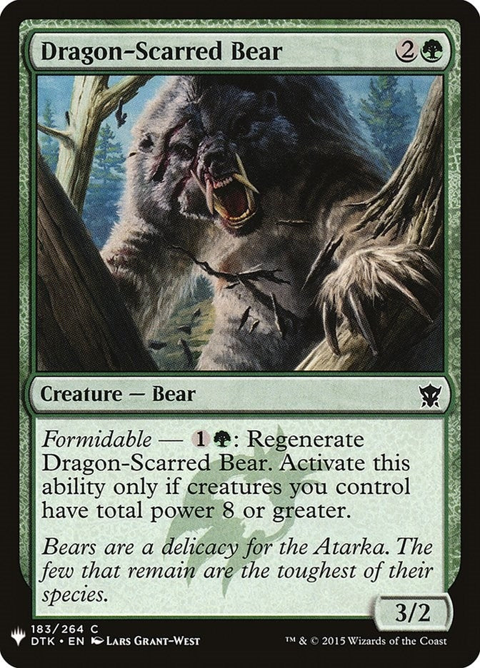 Dragon Scarred Bear (183) [LIST]