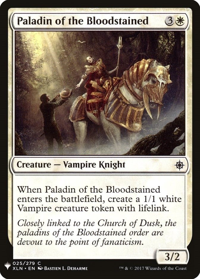 Paladin of the Bloodstained (25) [LIST]