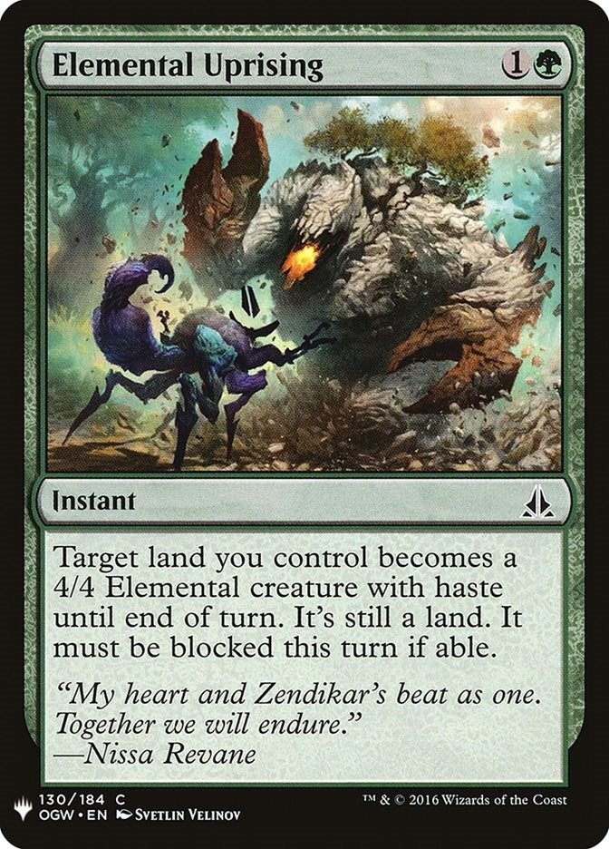 Elemental Uprising (130) [LIST]