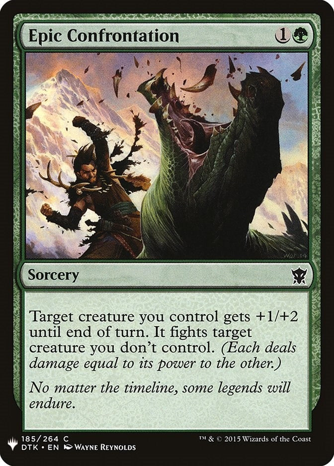 Epic Confrontation (185) [LIST]