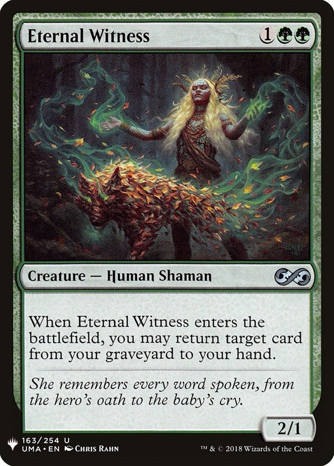 Eternal Witness UMA (163) [LIST]