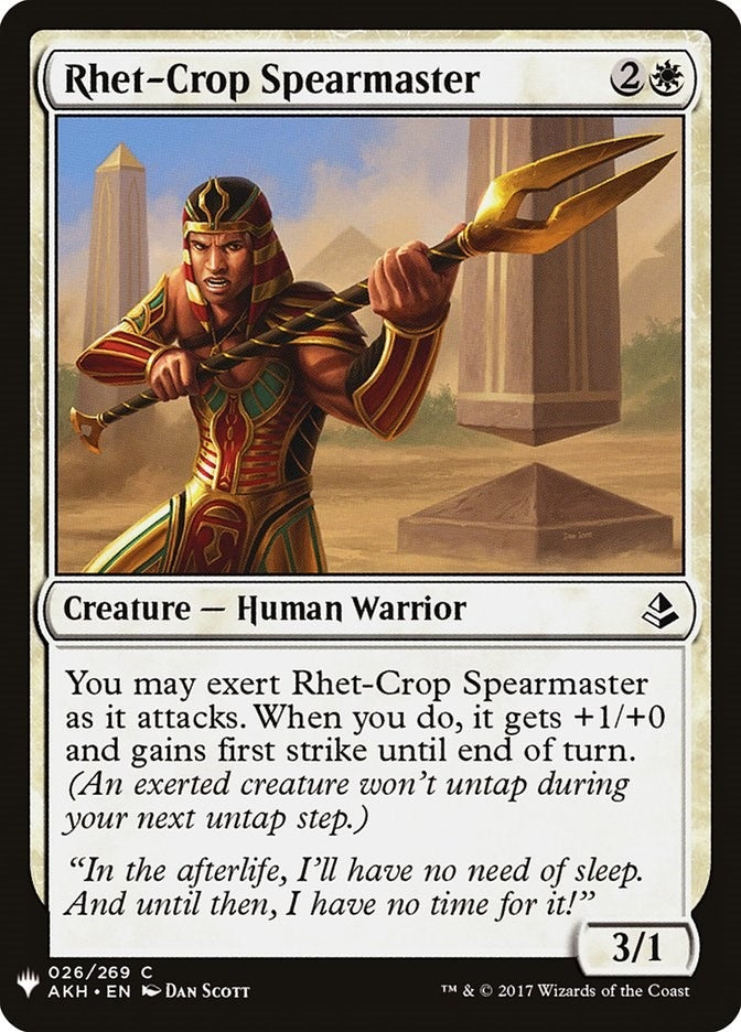 Rhet Crop Spearmaster (26) [LIST]