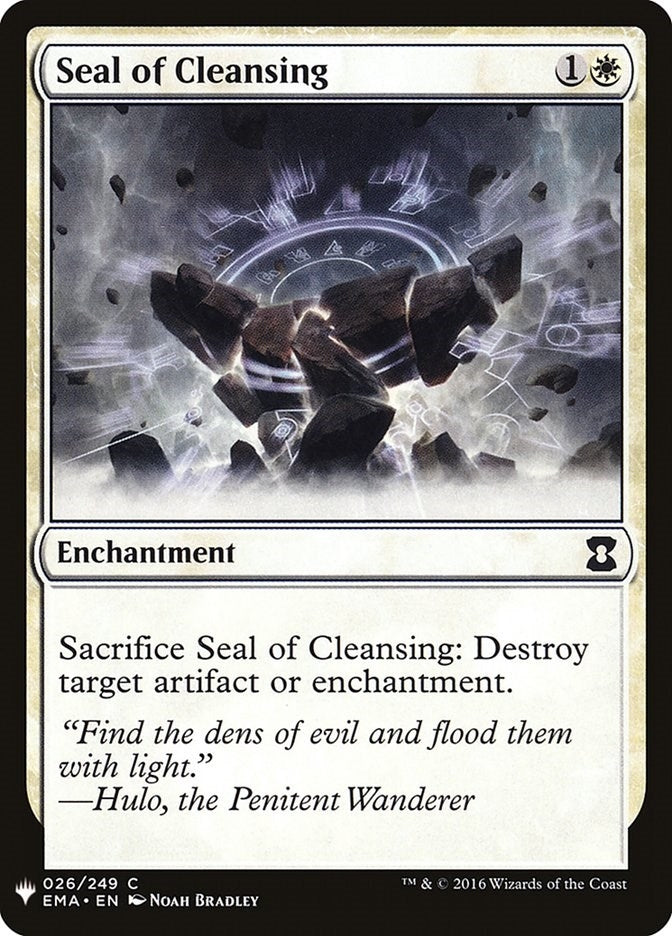Seal of Cleansing (26) [LIST]