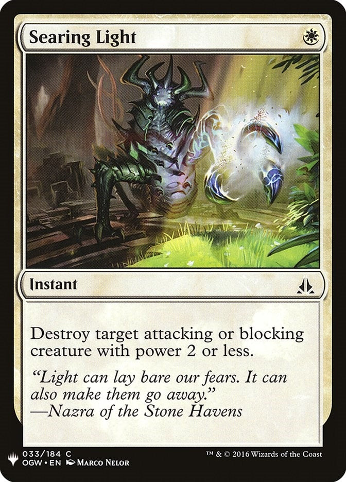 Searing Light (33) [LIST]