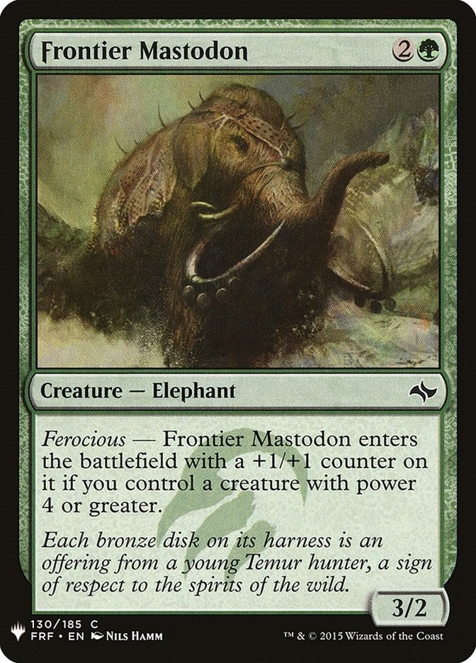 Frontier Mastodon (130) [LIST]