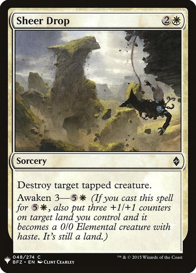 Sheer Drop (48) [LIST]