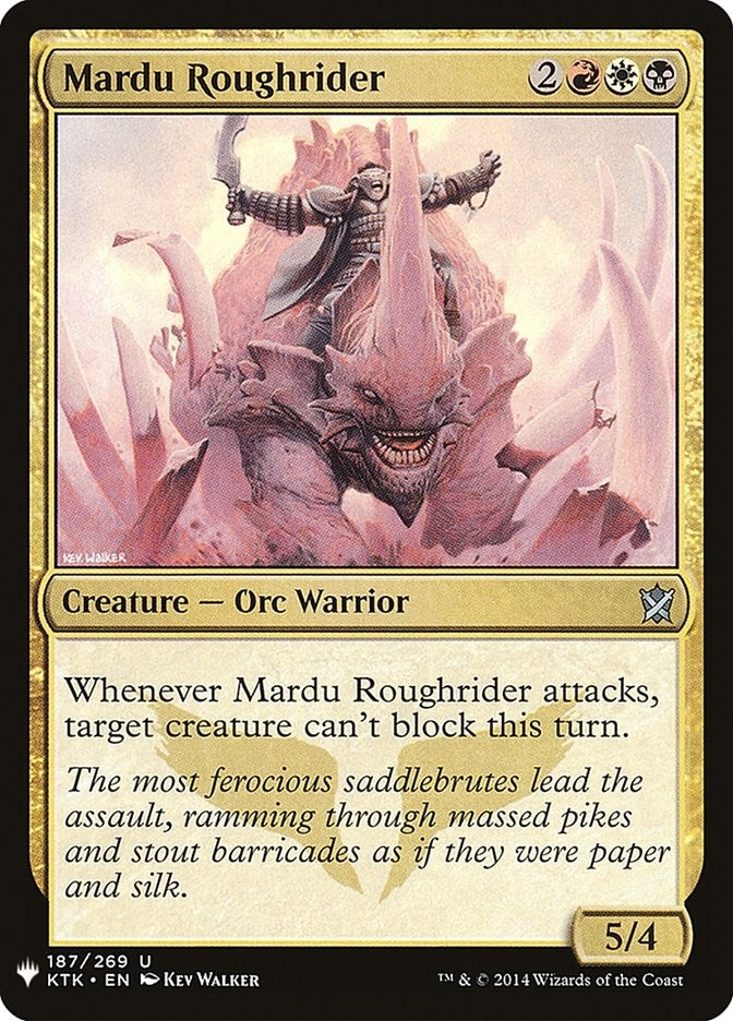 Mardu Roughrider (187) [LIST]