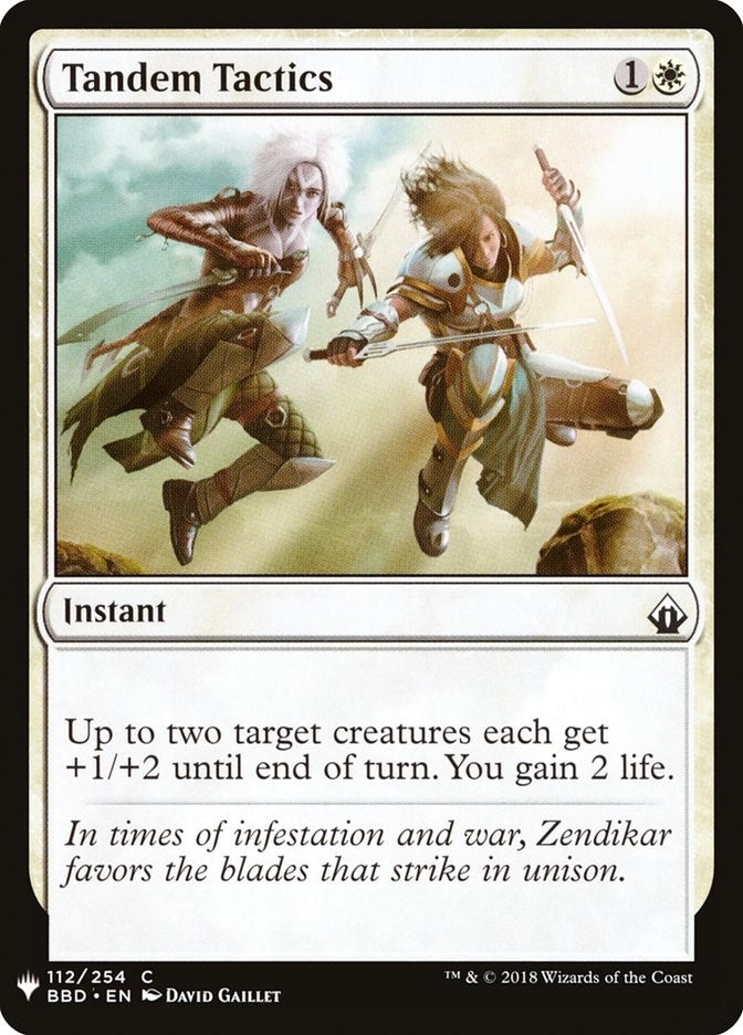 Tandem Tactics (112) [LIST]