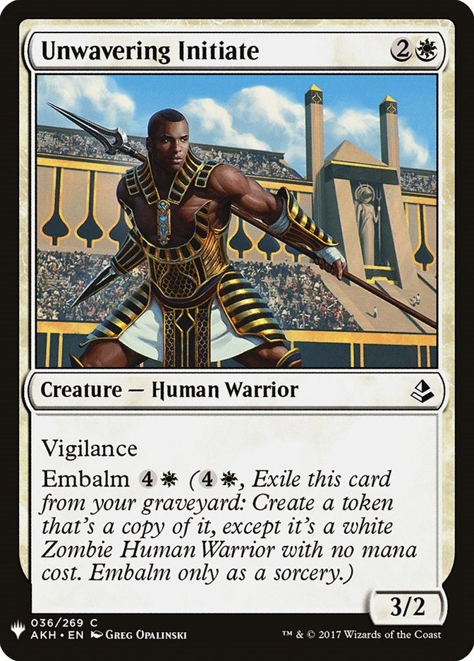 Unwavering Initiate (36) [LIST]