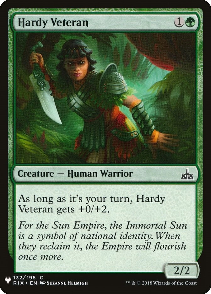 Hardy Veteran (132) [LIST]
