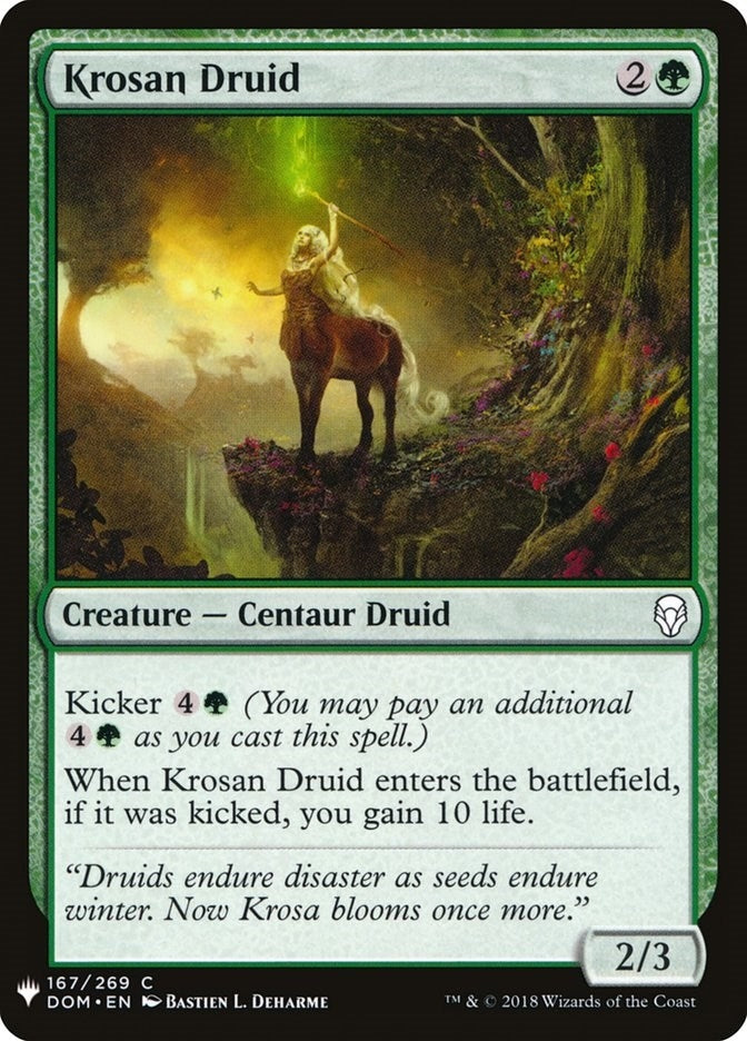 Krosan Druid (167) [LIST]