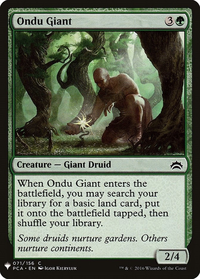 Ondu Giant (71) [LIST]