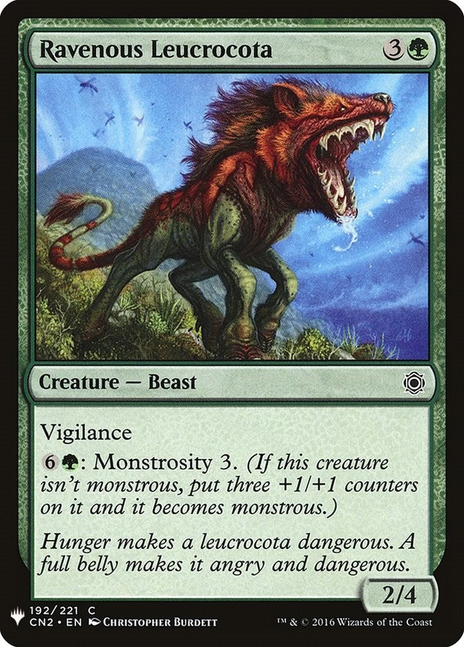 Ravenous Leucrocota (192) [LIST]