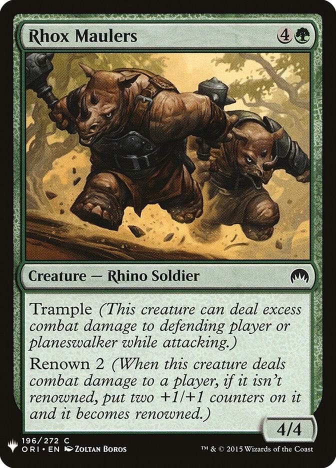 Rhox Maulers (196) [LIST]