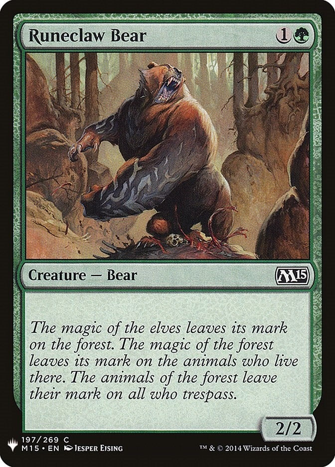 Runeclaw Bear (197) [LIST]