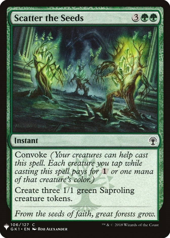 Scatter the Seeds (106) [LIST]