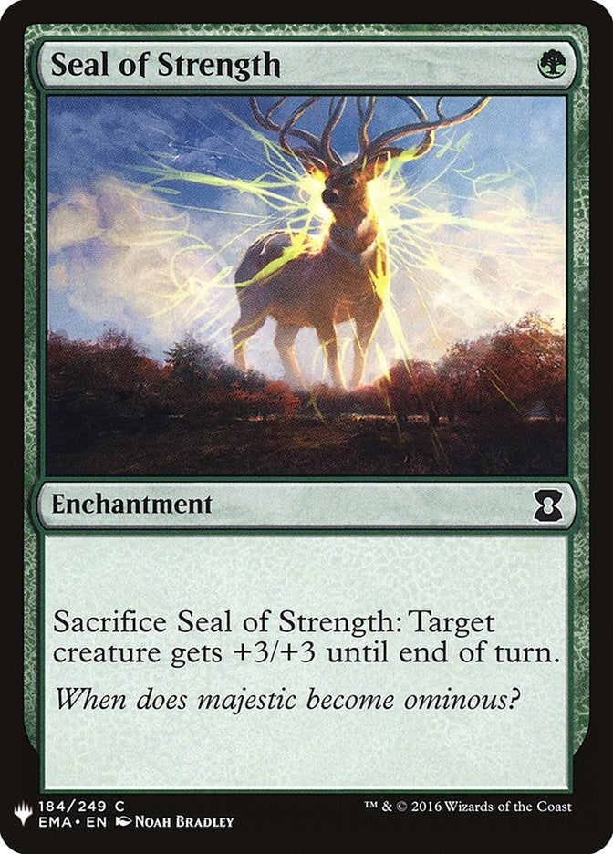 Seal of Strength (184) [LIST]