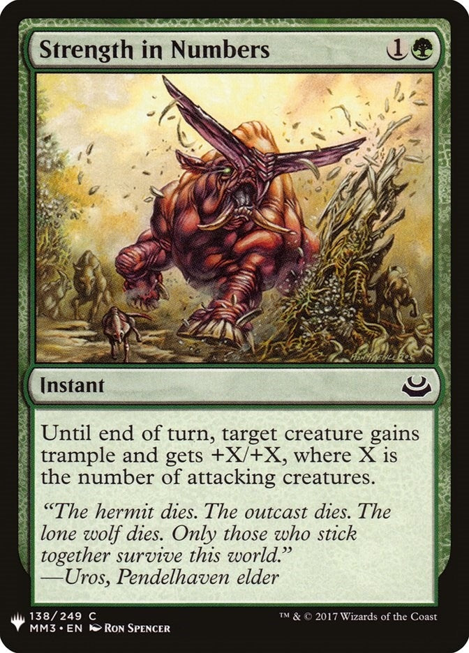 Strength in Numbers (138) [LIST]