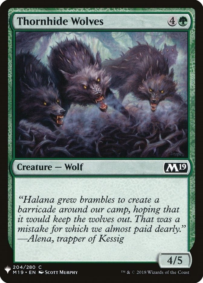 Thornhide Wolves (204) [LIST]