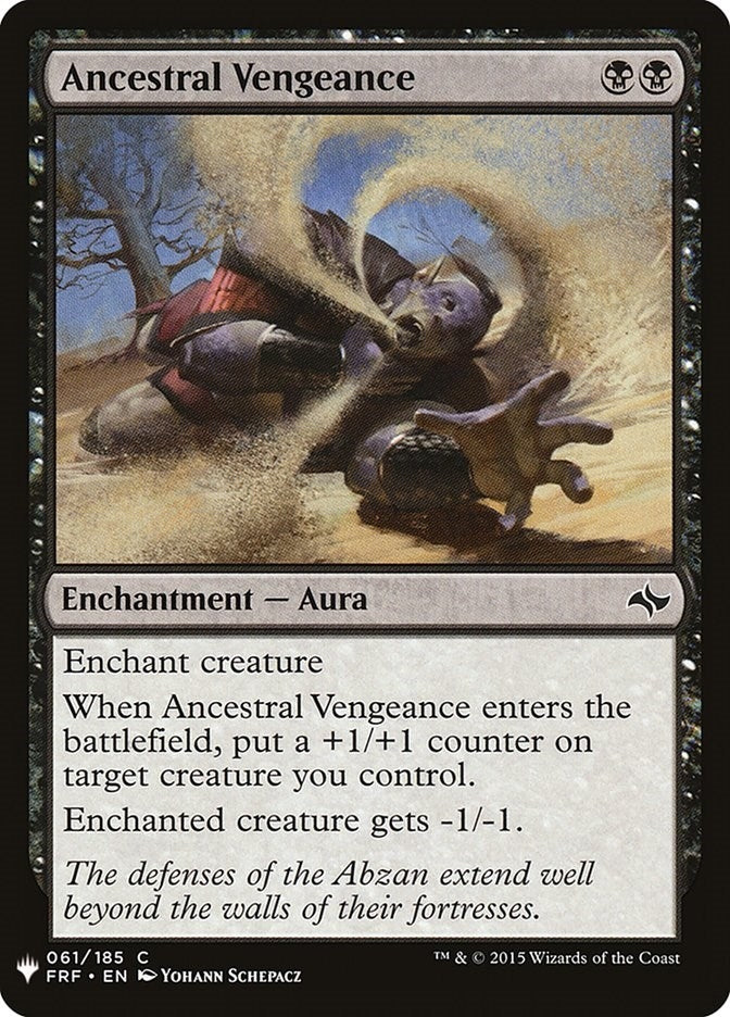 Ancestral Vengeance (61) [LIST]