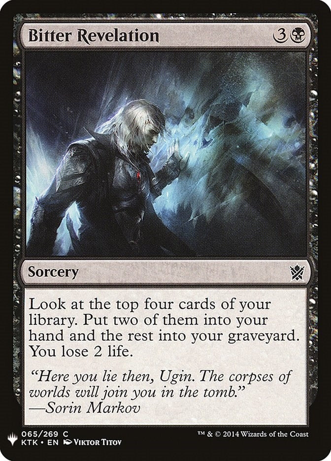 Bitter Revelation (65) [LIST]