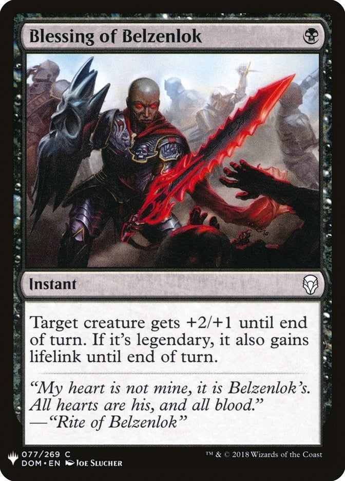 Blessing of Belzenlok (77) [LIST]