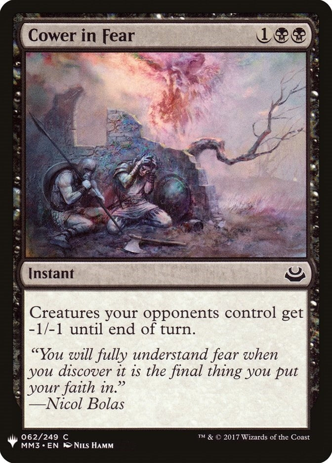Cower in Fear (62) [LIST]