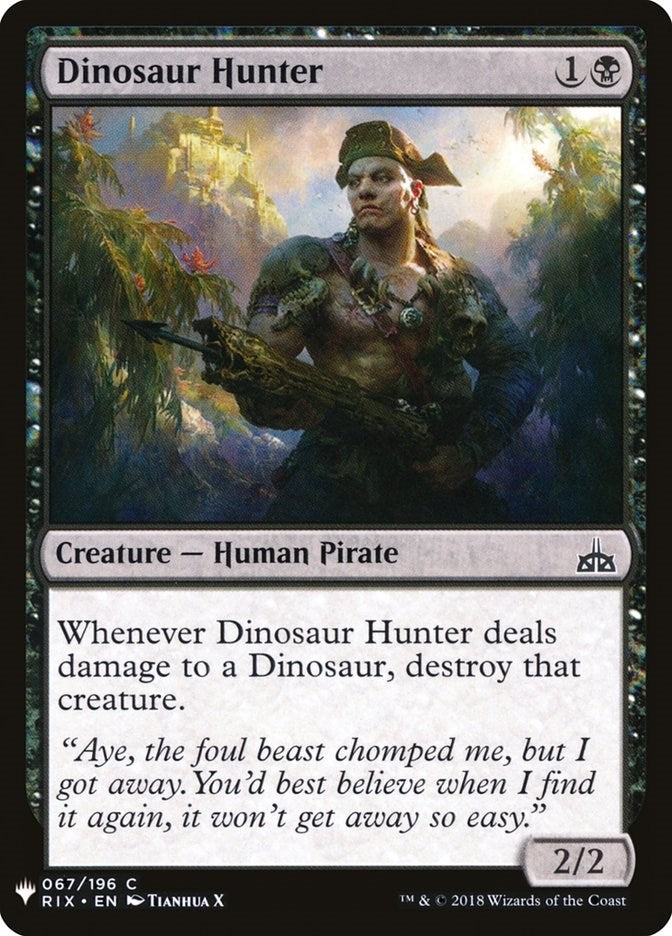 Dinosaur Hunter (67) [LIST]