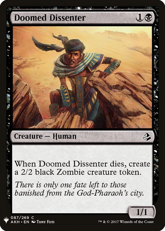 Doomed Dissenter (87) [LIST]