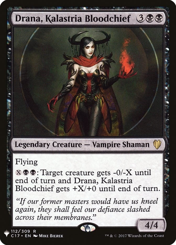 Drana Kalastria Bloodchief (112) [LIST]