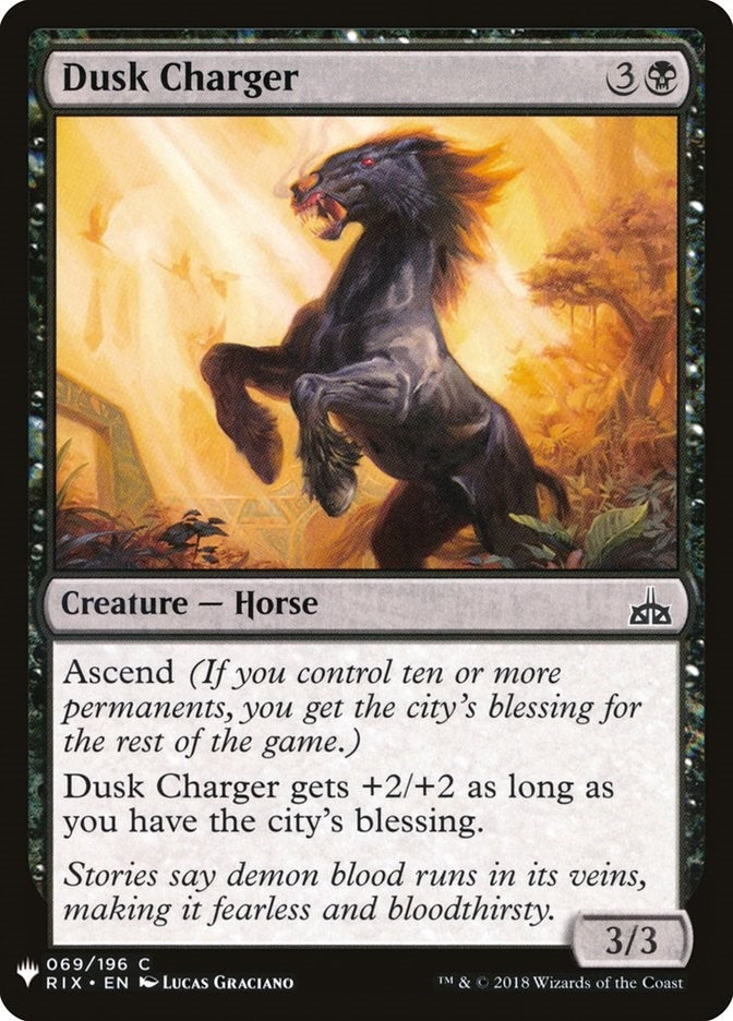 Dusk Charger (69) [LIST]