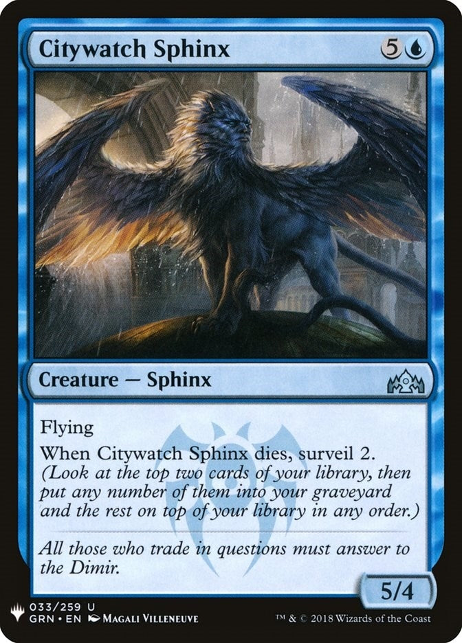 Citywatch Sphinx [Mystery Booster]