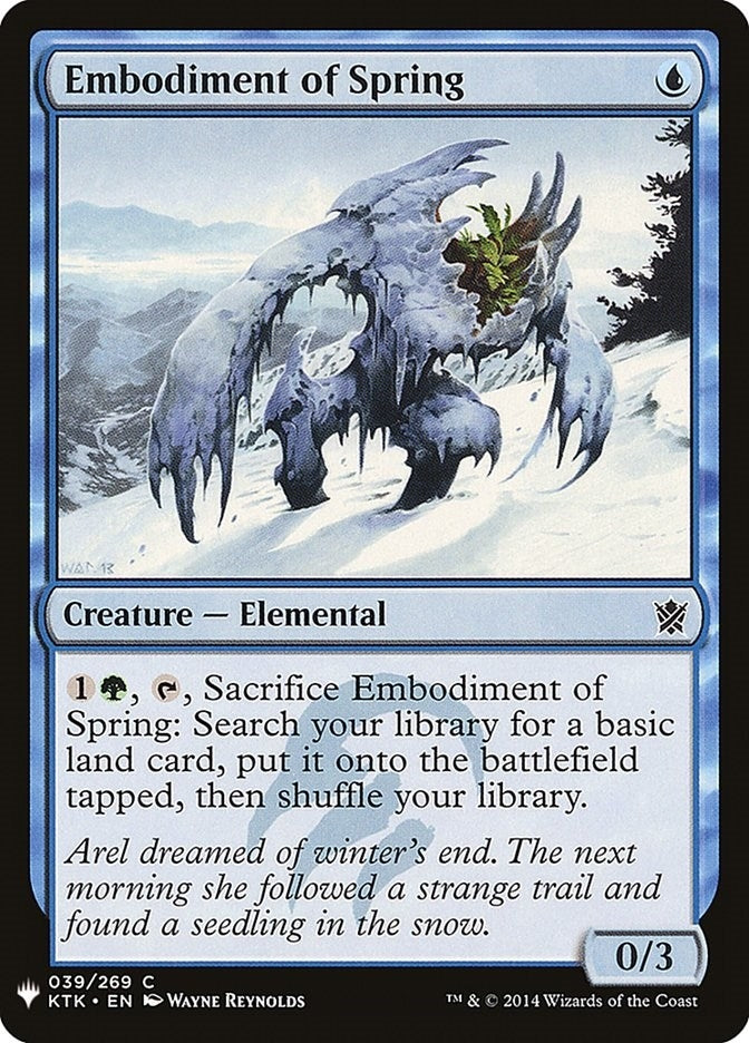 Embodiment of Spring (39) [LIST]