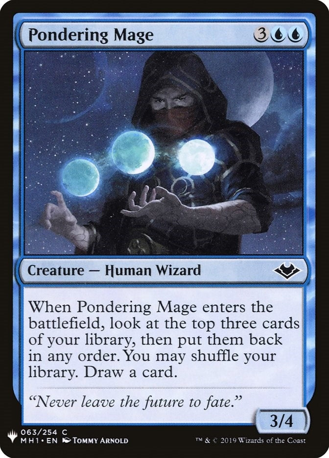 Pondering Mage (63) [LIST]