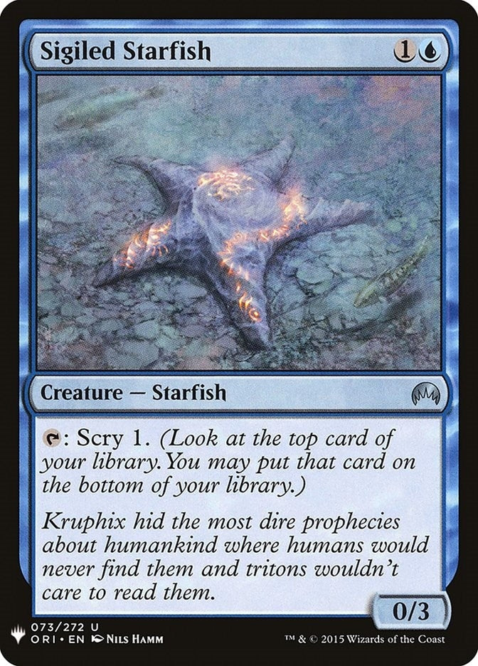 Sigiled Starfish (73) [LIST]