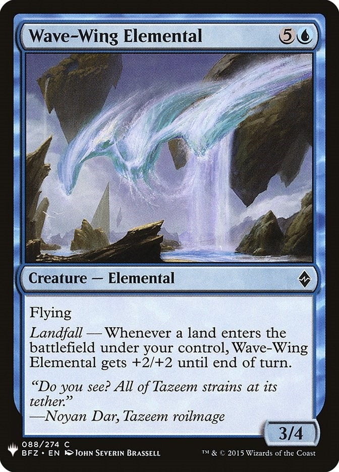 Wave Wing Elemental (88) [LIST]
