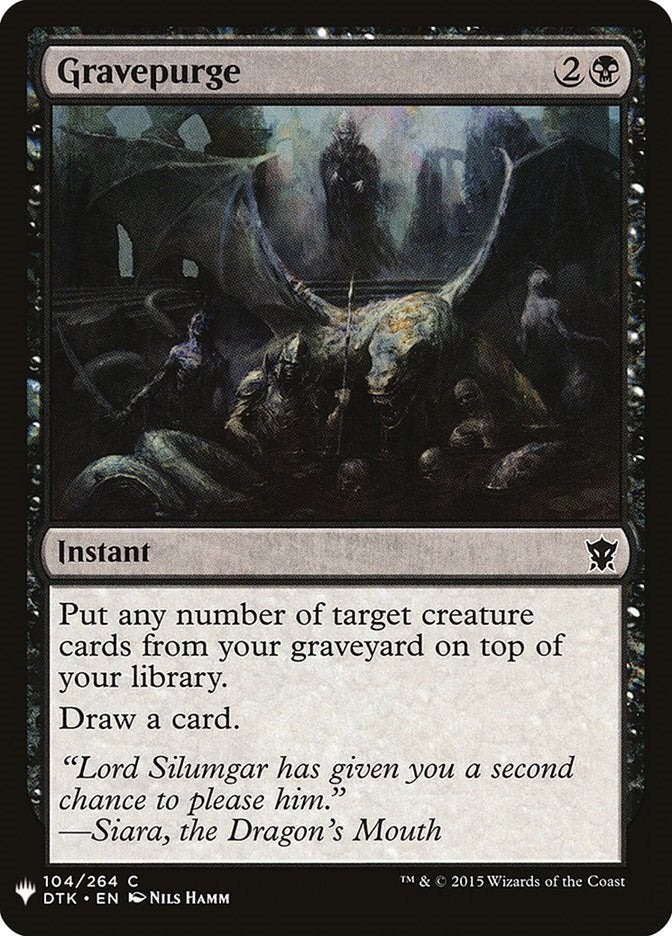 Gravepurge (104) [LIST]