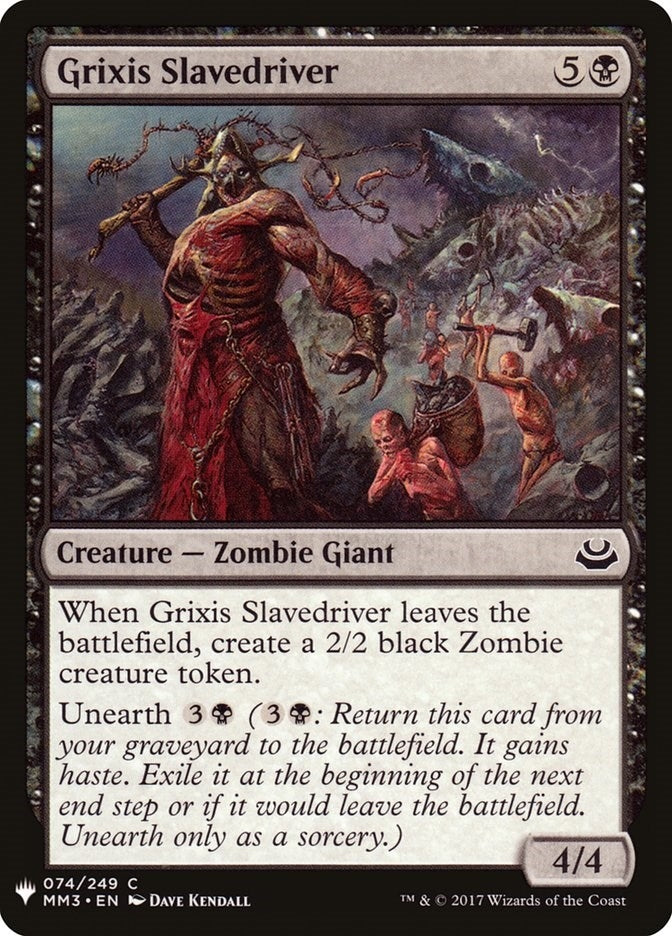 Grixis Slavedriver (74) [LIST]