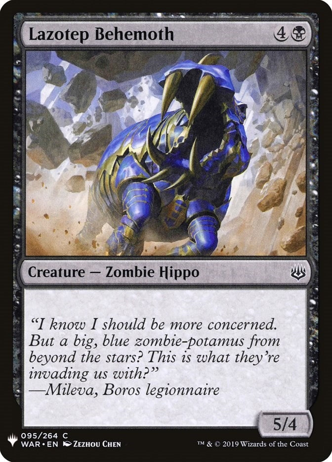 Lazotep Behemoth (95) [LIST]