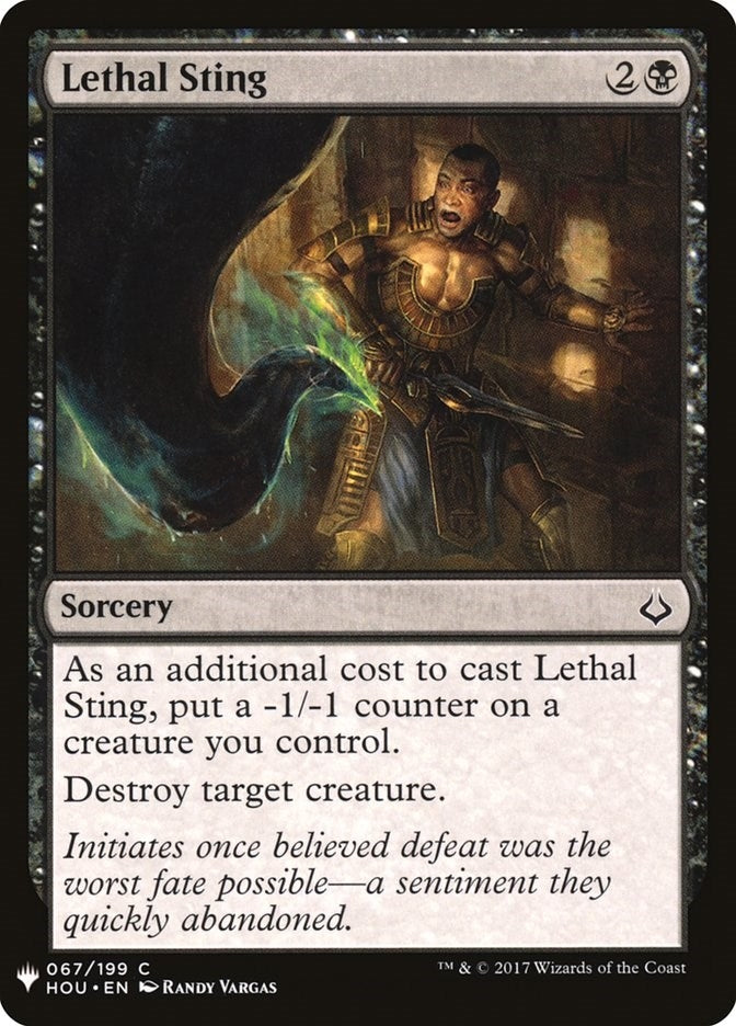 Lethal Sting (67) [LIST]