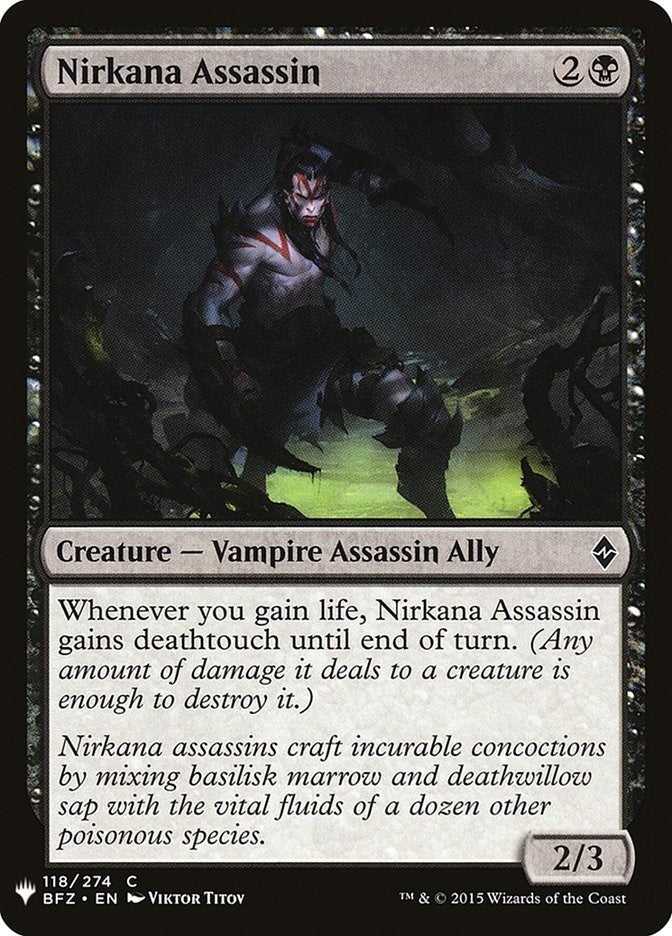 Nirkana Assassin (118) [LIST]