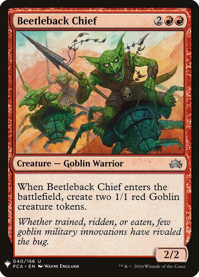Beetleback Chief (40) [LIST]