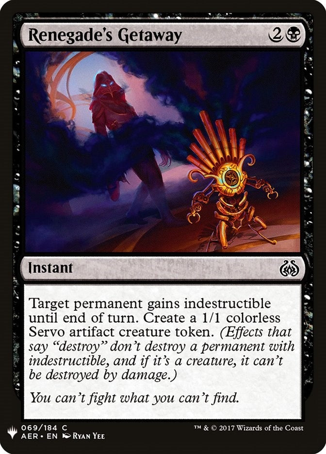 Renegades Getaway (69) [LIST]