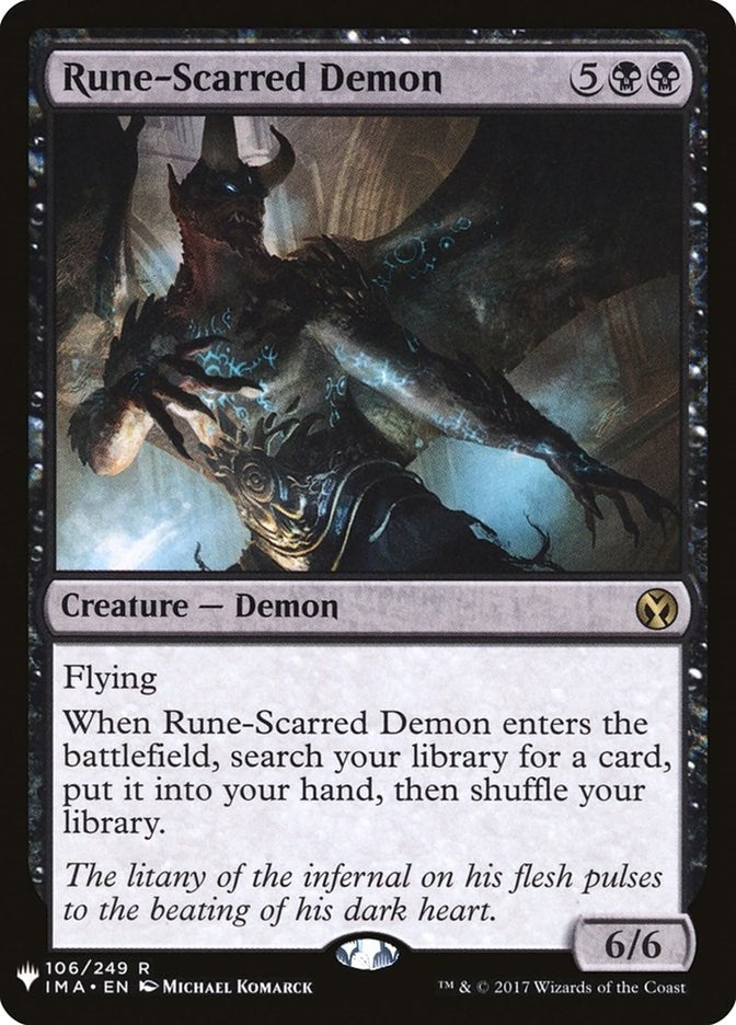 Rune Scarred Demon (106) [LIST]