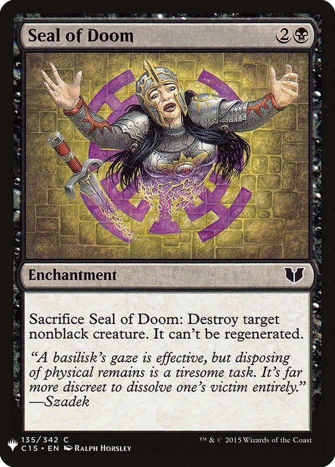 Seal of Doom (135) [LIST]