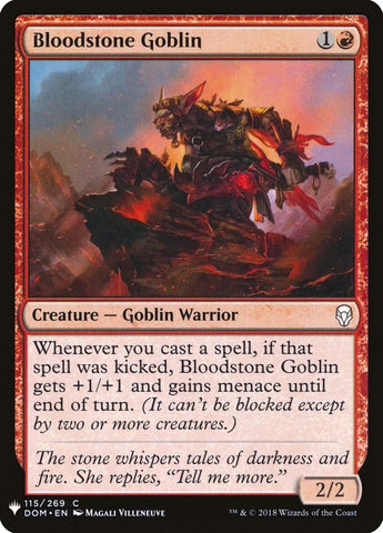 Bloodstone Goblin (115) [LIST]