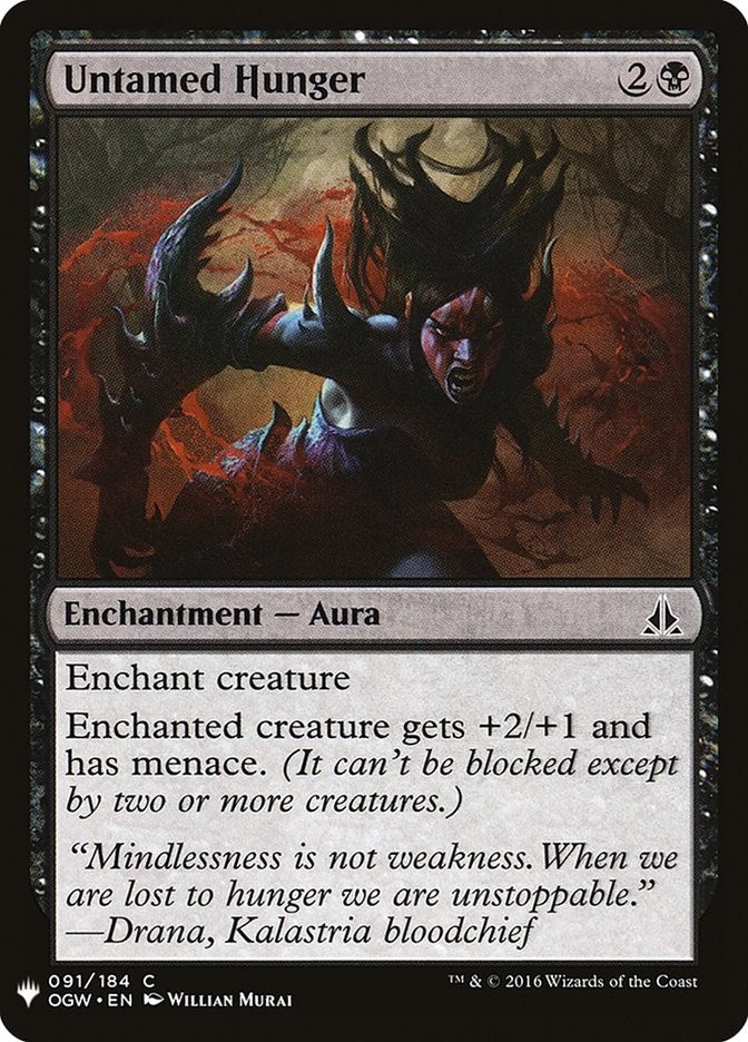 Untamed Hunger (91) [LIST]